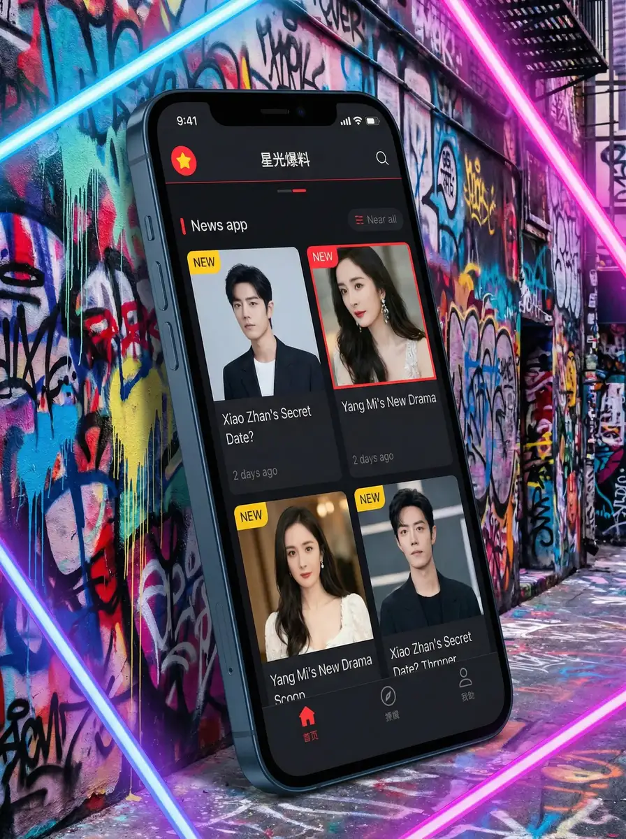 啪啪 APP界面展示 - 掌上吃瓜神器